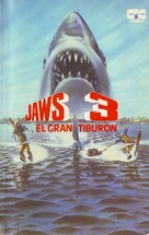 Jaws 3D - Spanish VHS movie cover (xs thumbnail)