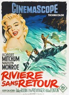 River of No Return - French Movie Poster (xs thumbnail)