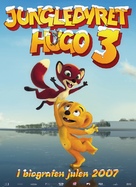 Jungledyret Hugo: Fr&aelig;k, flabet og fri - Danish Movie Poster (xs thumbnail)
