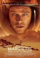 The Martian - Lithuanian Movie Poster (xs thumbnail)