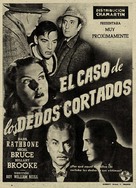 The Woman in Green - Spanish poster (xs thumbnail)