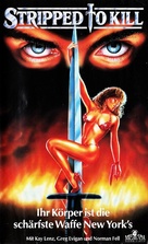Stripped to Kill - German VHS movie cover (xs thumbnail)