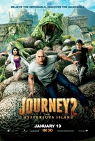 Journey 2: The Mysterious Island - Malaysian Movie Poster (xs thumbnail)