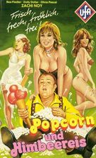 Popcorn und Himbeereis - German VHS movie cover (xs thumbnail)