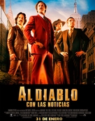 Anchorman 2: The Legend Continues - Mexican Movie Poster (xs thumbnail)