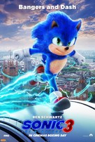 Sonic the Hedgehog 3 - Australian Movie Poster (xs thumbnail)