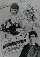 Die mi&szlig;brauchten Liebesbriefe - Swiss Movie Cover (xs thumbnail)