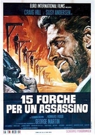 Quindici forche per un assassino - Italian Movie Poster (xs thumbnail)