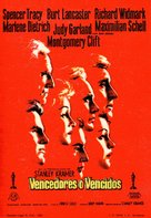 Judgment at Nuremberg - Spanish Movie Poster (xs thumbnail)