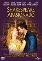 Shakespeare In Love - Argentinian DVD movie cover (xs thumbnail)