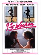 Nine 1/2 Weeks - German Movie Poster (xs thumbnail)