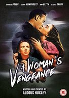 A Woman&#039;s Vengeance - British DVD movie cover (xs thumbnail)