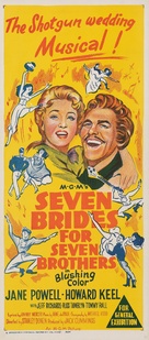 Seven Brides for Seven Brothers - Australian Movie Poster (xs thumbnail)