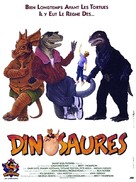 Adventures in Dinosaur City - French Movie Poster (xs thumbnail)