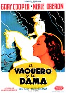 The Cowboy and the Lady - Spanish Movie Poster (xs thumbnail)