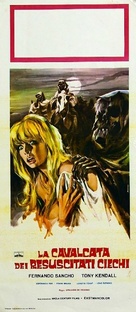 El ataque de los muertos sin ojos - Italian Movie Poster (xs thumbnail)