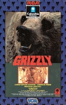 Grizzly - Finnish VHS movie cover (xs thumbnail)