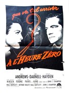 Zero Hour! - French Movie Poster (xs thumbnail)