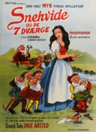 Schneewittchen und die sieben Zwerge - Danish Movie Poster (xs thumbnail)