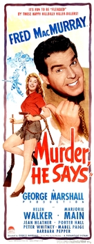 Murder, He Says - Theatrical movie poster (xs thumbnail)