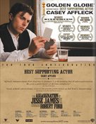 The Assassination of Jesse James by the Coward Robert Ford - For your consideration movie poster (xs thumbnail)