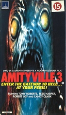 Amityville 3-D - British VHS movie cover (xs thumbnail)