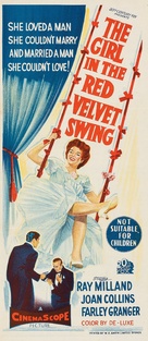 The Girl in the Red Velvet Swing - Australian Movie Poster (xs thumbnail)