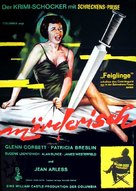 Homicidal - German Movie Poster (xs thumbnail)