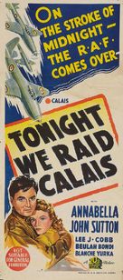 Tonight We Raid Calais - Australian Movie Poster (xs thumbnail)
