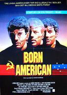 Born American - Swedish Movie Poster (xs thumbnail)
