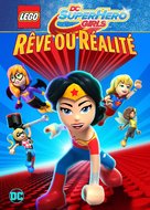 Lego DC Super Hero Girls: Brain Drain - French DVD movie cover (xs thumbnail)