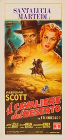 Man in the Saddle - Italian Movie Poster (xs thumbnail)