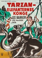 Tarzan and the She-Devil - Danish Movie Poster (xs thumbnail)