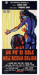 Un peu de soleil dans l&#039;eau froide - Italian Movie Poster (xs thumbnail)