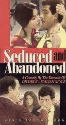 Sedotta e abbandonata - VHS movie cover (xs thumbnail)