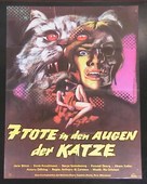 La morte negli occhi del gatto - German Movie Poster (xs thumbnail)