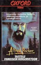 The Legend of Alfred Packer - Finnish VHS movie cover (xs thumbnail)