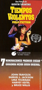 Pulp Fiction - Argentinian VHS movie cover (xs thumbnail)
