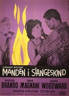 The Fugitive Kind - Danish Movie Poster (xs thumbnail)