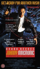 Johnny Mnemonic - Danish VHS movie cover (xs thumbnail)