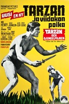 Tarzan and the Jungle Boy - Finnish Movie Poster (xs thumbnail)