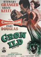 Green Fire - Danish Movie Poster (xs thumbnail)