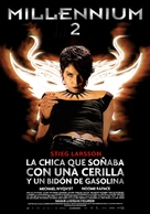 Flickan som lekte med elden - Spanish Movie Poster (xs thumbnail)