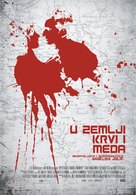 In the Land of Blood and Honey - Croatian Movie Poster (xs thumbnail)