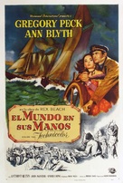 The World in His Arms - Spanish Movie Poster (xs thumbnail)