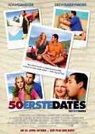 50 First Dates - German Movie Poster (xs thumbnail)