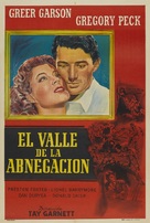 The Valley of Decision - Argentinian Movie Poster (xs thumbnail)