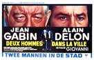 Deux hommes dans la ville - Belgian Movie Poster (xs thumbnail)