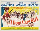 The I Don&#039;t Care Girl - Movie Poster (xs thumbnail)