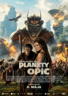 Kingdom of the Planet of the Apes - Slovak Movie Poster (xs thumbnail)